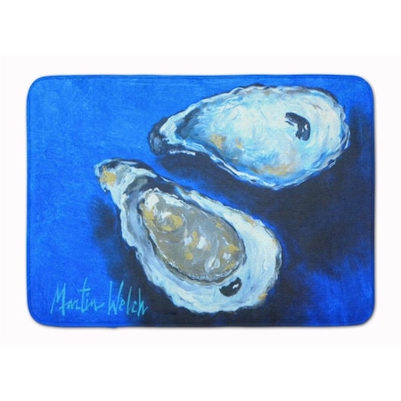 Carolines Treasures Oysters Seafood Four Machine Washable Memory Foam Mat MW1095RUG